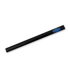 Schwarzer Bleistift mit Tyrolit Logo am oberen Ende